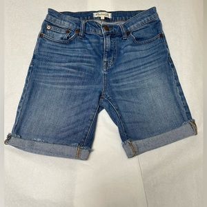 Madewell High-Rise Mid-Length Denim Shorts🧡
